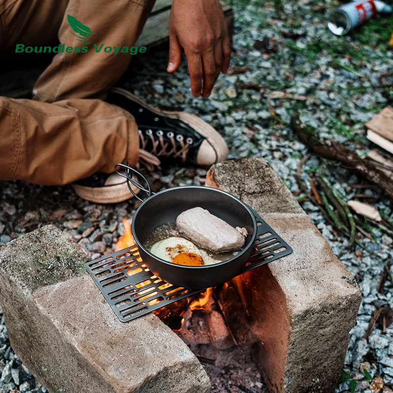 Placa para parrilla de barbaco - Camping Cooking Utensils Kit reseña y precio