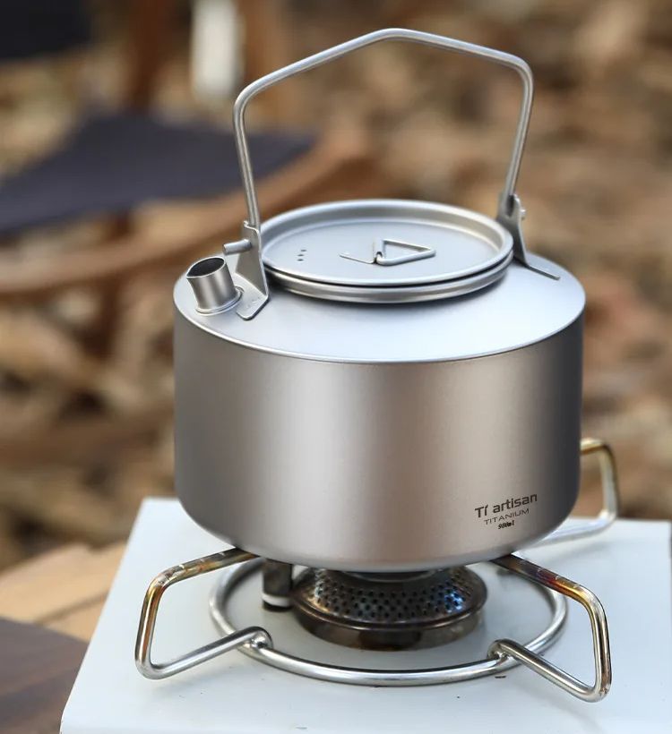 Hervidor de agua para acampar, - Camping Cooking Kettle reseña y precio