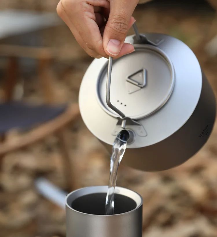 Hervidor de agua para acampar, - Camping Cooking Kettle reseña y precio