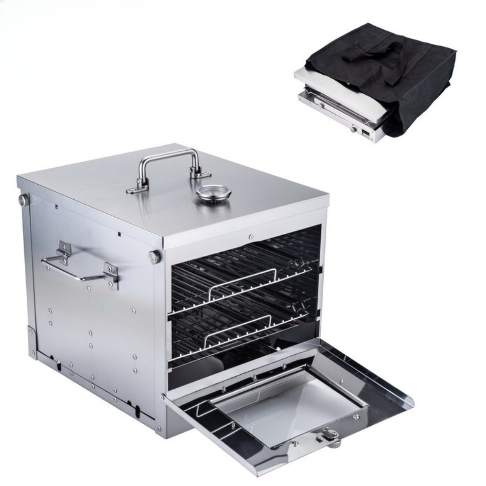 Estufa portátil para acampar a - Camping Cooking Area reseña y precio
