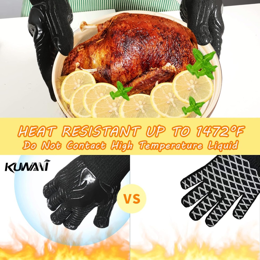 Guantes para Barbacoa, 1472 °  - Camping Cooking Area reseña y precio