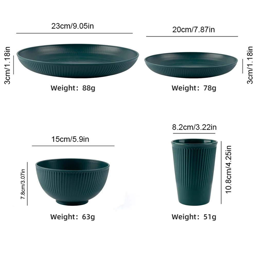 Juego de cubiertos de paja de  - Camping Cooking And Eating Set reseña y precio